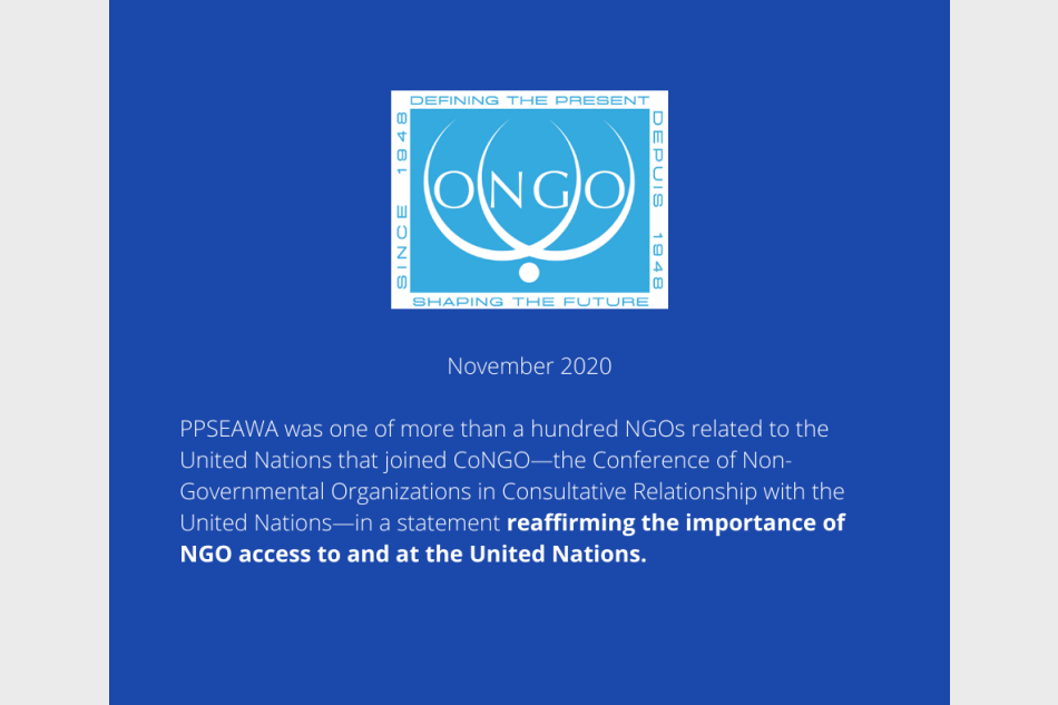 2020 Ensure NGO Access to the United Nations